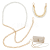 2Pcs 2 Style Resin Imitation Pearl Crossbody Purse Straps FIND-WR0009-54-1