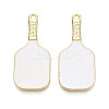 Alloy Enamel Big Pendants ENAM-N068-01B-G-1
