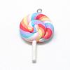 Handmade Polymer Clay Big Pendants CLAY-Q240-007K-1