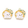 Alloy Enamel Pendants ENAM-T022-62A-1
