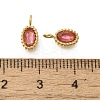 304 Stainless Steel Micro Pave Cubic Zirconia Charms STAS-U027-02G-05-3