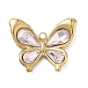 304 Stainless Steel & Glass Pendants STAS-G371-16G-05-1