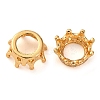 Crown Brass Beads KK-K378-45A-G-1