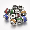 304 Stainless Steel European Beads STAS-S079-99-P-1