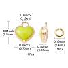 Heart Alloy Enamel Charms ENAM-YW0002-85B-3