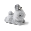 Flocking Opaque Resin Pendants RESI-G123-01L-1