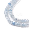 Natural Aquamarine Beads Strand G-E591-02-4