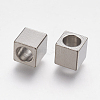 Tarnish Resistant 304 Stainless Steel European Beads STAS-K171-42P-2