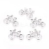 Tibetan Style Alloy Bicycle Pendants TIBEP-A15503-AS-RS-1