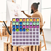 64 Grids PVC Pigment Holder Display Racks AJEW-WH0348-711-6