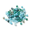 Electroplate Glass Beads GLAA-D020-01E-2