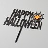Acrylic Spider & Halloween Word Cake Insert Card Decoration DIY-H109-04-1