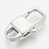 304 Stainless Steel Lobster Claw Clasps X-STAS-T033-09-1