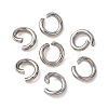 Tarnish Resistant 304 Stainless Steel Open Jump Rings STAS-R049-4x0.8mm-1