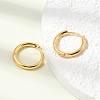 Brass Huggie Hoop Earrings EJEW-G465-01G-2