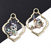 Epoxy Resin Pendants X-RESI-T045-002-1