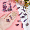 24Pcs 2 Styles Natural Amethyst Pendants G-UN0001-12C-3