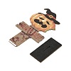 Halloween Wood Sign Pumpkin Ornament DJEW-M016-01A-3