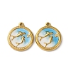 304 Stainless Steel Rhinestone Pendants STAS-L299-16G-03-1