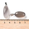 Natural Agate Dyed Pendants G-Q016-03I-3