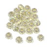 Acrylic Rhinestone Rondelle Beads OACR-S048-02C-2