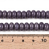Opaque Solid Color Glass Beads Strands GLAA-ZX008-8mm-18S-4