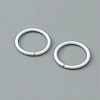100Pcs Baking Paint Zinc Alloy Open Jump Rings FIND-WH0032-85B-03-2