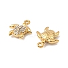 304 Stainless Steel with Crystal Rhinestone Charms STAS-G358-05G-01-2