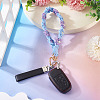 Cotton Braided Flower Pendant Decorations AJEW-TAC0030-032G-11-5