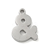 304 Stainless Steel Pendants STAS-M067-02A-P-1