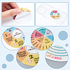 2 Sets Rainbow Color PEVA Anxiety Relief Calm Stickers Strips DIY-OC0011-13-3