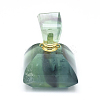 Natural Fluorite Openable Perfume Bottle Pendants G-E556-09A-2