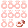Paper Diamond Ring Wine Glass Charms Tags AJEW-WH0001-71A-1
