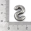 Anti-Tarnish 304 Stainless Steel Pendants STAS-K256-25S-P-3