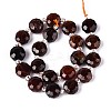 Natural Garnet Beads Strands G-B153-B22-2