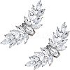 1Pair Alloy Rhinestone Shoe Buckle Clasps FIND-FG0001-18-1