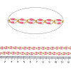 Ion Plating(IP) 304 Stainless Steel Dapped Chains AJEW-Q150-09G-04-2
