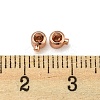 Brass Crimp Beads KK-Z030-17A-RG-3