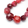 Dyed Natural Agate Bead Strands G-Q940-08C-1