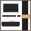 5M Polyester Non-Slip Silicone Elastic Gripper Bands for Garment Sewing SRIB-GF0001-50B-01-2