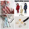 70Pcs 7 Styles Stainless Steel Cord Ends STAS-SC0010-77-5