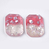 Two Tone Resin Cabochons X-CRES-T014-06A-2