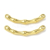 Alloy Curved Bamboo Stick Connector Charms PALLOY-S044-07A-G-1