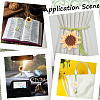 4Pcs 2 Styles Woolen Yarn Crochet Plant Bookmarks AJEW-CP0007-94-5
