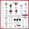 DIY Keychian Findings Kits DIY-SC0033-66-2