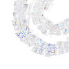 Baking Paint Electroplate Transparent Glass Beads Strands EGLA-N020-05I-3