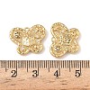 Christmas Brass Micro Pave Clear Cubic Zirconia Pendants KK-A280-03F-G-3