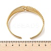 304 Stainless Steel Cuff Bangles for Women BJEW-B120-05G-02-5