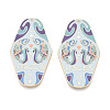 Rack Plating Alloy and Enamel Big Pendants X1-ENAM-T021-29D-1