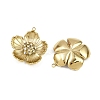 304 Stainless Steel Rhinestone Pendants STAS-P415-22G-2
